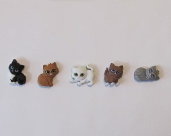 Cat Push Pins or Magnets