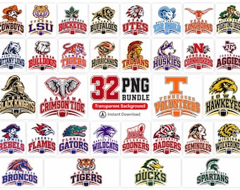 College Football Team PNG-paket, amerikansk fotboll PNG, sporthjälm Clipart, fotbollsfans laganda PNG, 32 PNG-paket