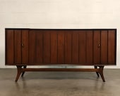 Zenith Mid-Century Modern Stereo Console Model C930 Makes A Great TV Stand