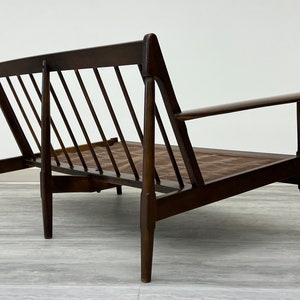 Mid-Century Danish Modern Sofa Pair Style Of Selig Kofod Larsen Frames Only SHIPPING NOT FREE image 1