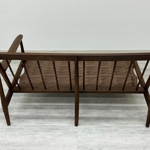 Mid-Century Danish Modern Sofa Pair Style Of Selig Kofod Larsen Frames Only SHIPPING NOT FREE image 7