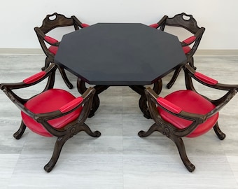 Drexel Esperanto Mid-Century Dining Table W/4-Chairs ~ Great 1970's Decor (SHIPPING NOT FREE)