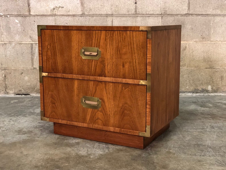 Dixie Campaigner Campaign Mid Century Modern 2 Drawer Image 0