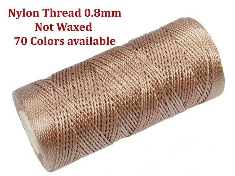 15 Meters Nylon Beauty products Thread not waxed 0.8mm Micro Max 61% OFF String Beading
