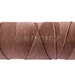 Waxed Polyester Cord 0.8mm - Macrame Thread 15 meters/16 yards - Jewelry Cord - MOCHA