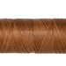 Macrame Cord - Waxed Cord Linhasita Cor 666 - 1 spool - Waxed Polyester Thread - Coffee