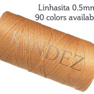 Dark Grey Beige Knotting Bracelet Cord 15 meters16 yards Macrame Cord Waxed Polyester Beaded Jewelry