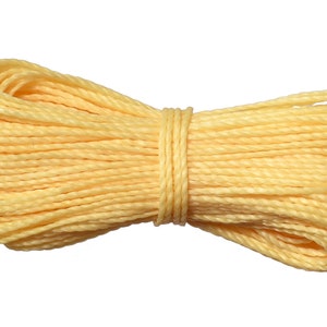 Linhasita Cordón de poliéster encerado de 0,5 mm, cordón de macramé, hilo encerado, cuerda de cuentas, cordón de cera, cuerda de anudado, hilo de macramé imagen 4