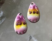 Torch Fired Earring Component