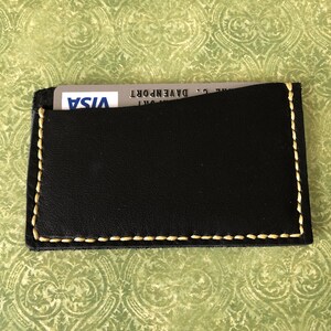Hand Stitched Leather Card Holder