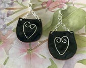 Enameled Copper Earrings