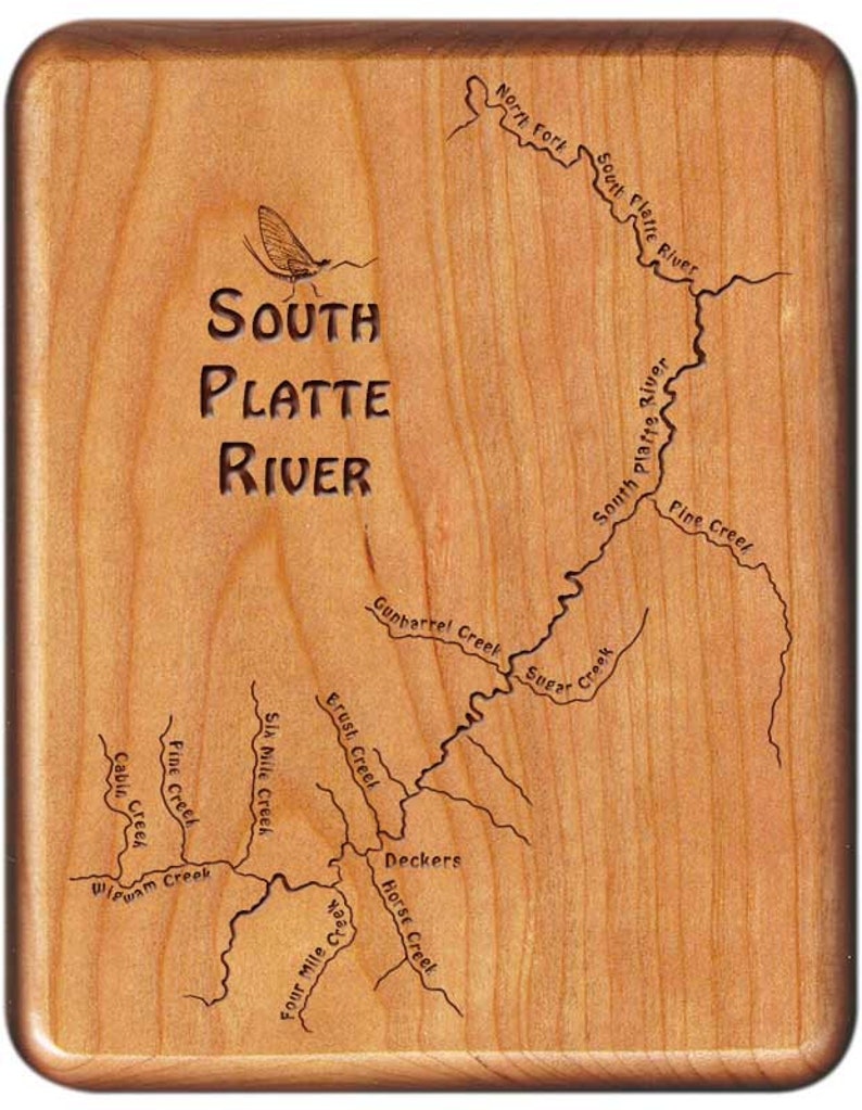 South Platte River Fishing Map Maping Resources