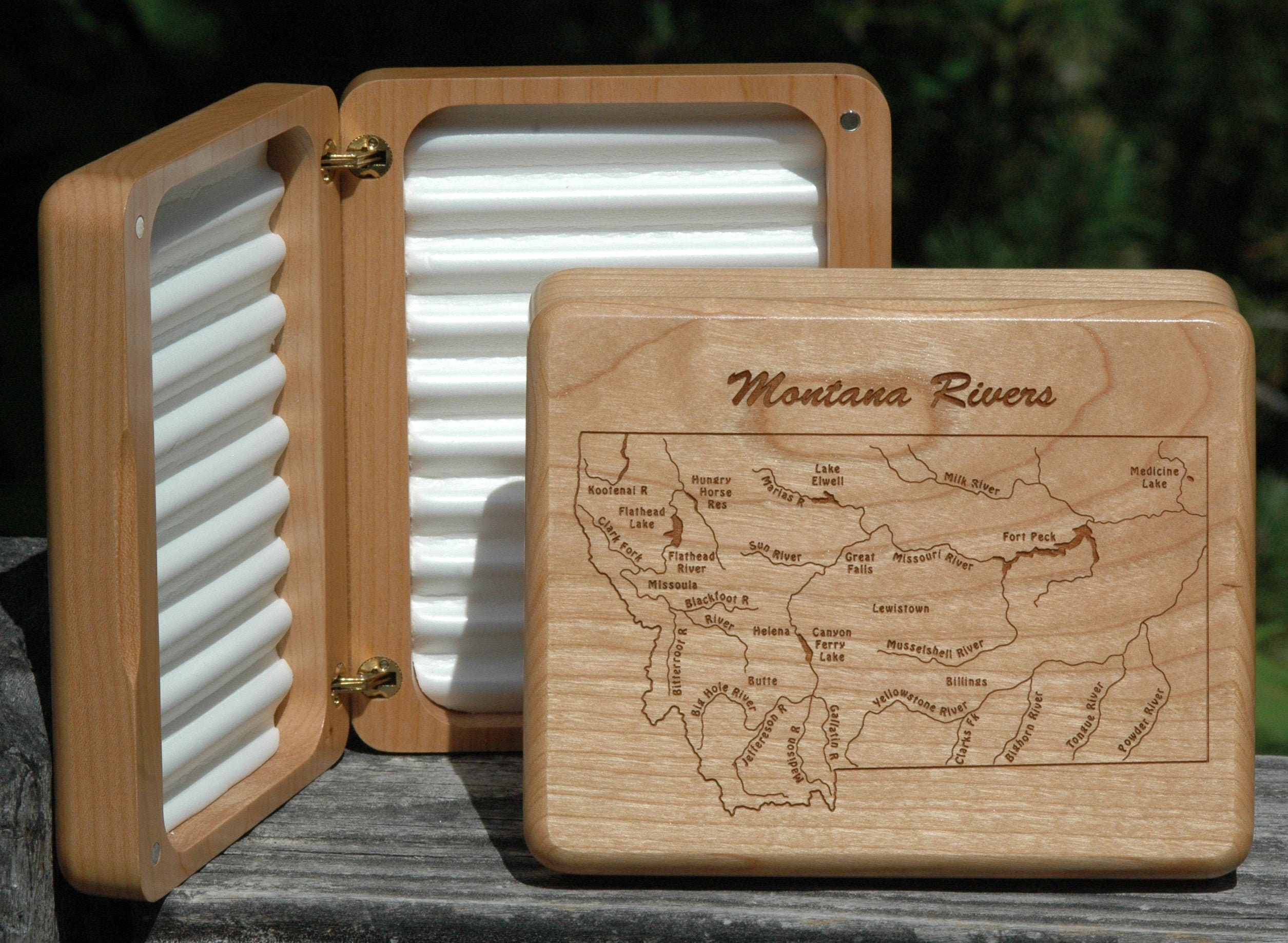 Wooden Fly Box 