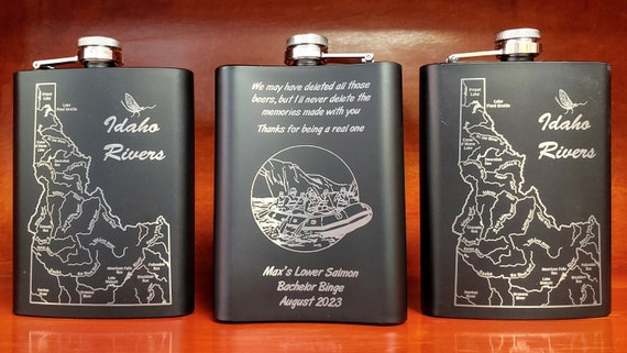 8oz RED A Girl Has No Name Flask 8oz RED A Girl Has No Name Flask
