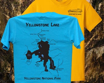 CUSTOM RIVER MAP T Shirt. Choose Your River Map From 500+ Stonefly Studio Original Maps. Kayak, Fishing, Hiking Tees. Unisex. Personalized.