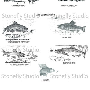 River Map Fly Box HENRYS LAKE Handcrafted, Custom Designed, Laser Engraved. Includes Name, Inscription, Artwork. Fly Fishing Idaho. image 10