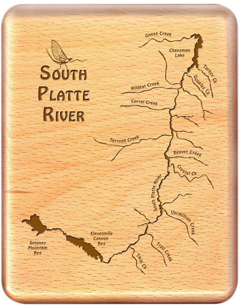 South Platte River Fishing Map