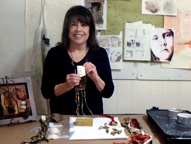 Workshop eBook: Beeswax, Clay, Paper and Fiber Talismans with videos image 4