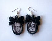 The Munsters Cameo Earrings