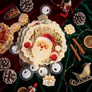 Verlichte kerstsilhouet raamlamp met zuignap, acryl kerstman/sneeuwpop raamhanger, warm LED-feestelijke glazen raamdecoratie