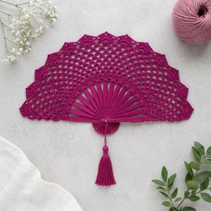 Crochet Lace Hand Fan Pattern – Step-by-Step Written Tutorial, Part 1