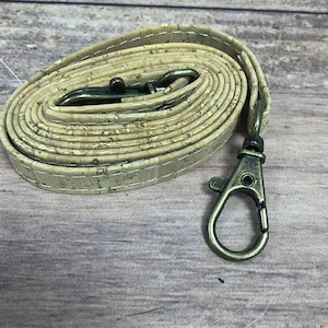 1 asas de bolso de corcho de cuero genuino, correa de bolso, correa de bolso, asas de bolso, gancho de 120 cm de latón antiguo