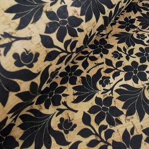 100x140cm Cork leather, green product, Portuguese cork fabric, Printed pattern (21)