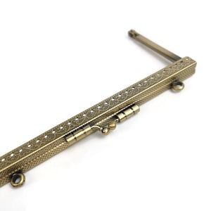 15,2 cm/6 in- Taschenrahmen mit Antikschlaufen aus Messing F15/282