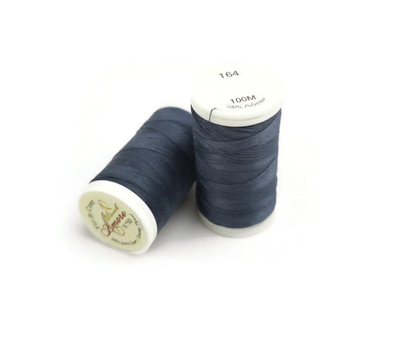Limol all-purpose Mercerized Thread , 100m length, Blue Navy (164)