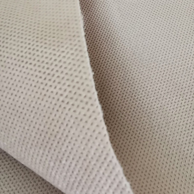 TNT fabric 100Gr, Lining Material, Lining Fabric Beige Color 1 x 1.6 m, lining by the yard image 3