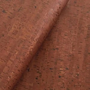 100 x 136 cm Pelle di sughero, prodotto verde, tessuto di sughero portoghese Motivo bambù marrone