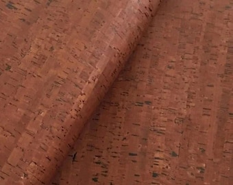 100x136cm Cork leather, green product, Portuguese cork fabric Brown bamboo pattern