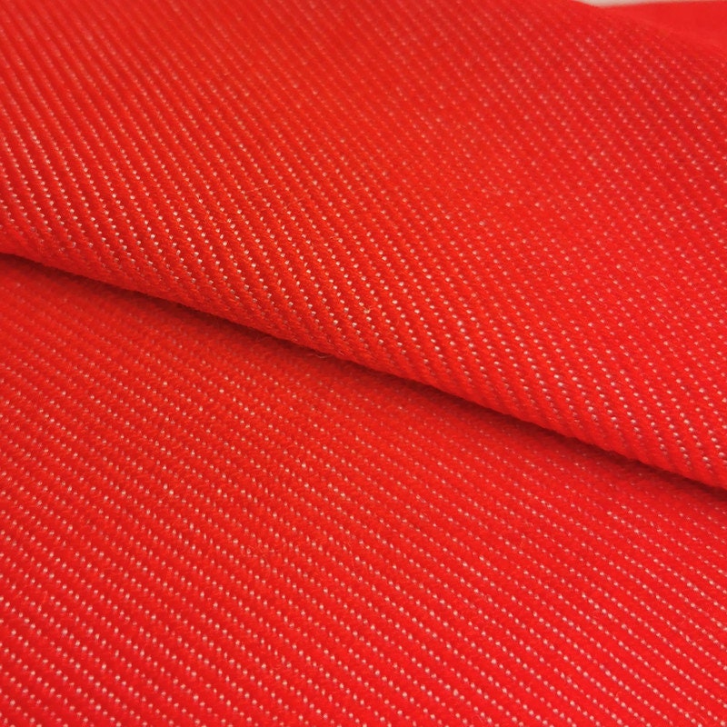 100% Cotton Red Thread Selvedge American Denim sold by yard Red Fabric by  AD – Tacos Y Mas