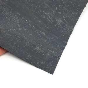Cork Fabric 68x50cm Dark Gray Portuguese cork Leather 26.77''x19.69'', image 4