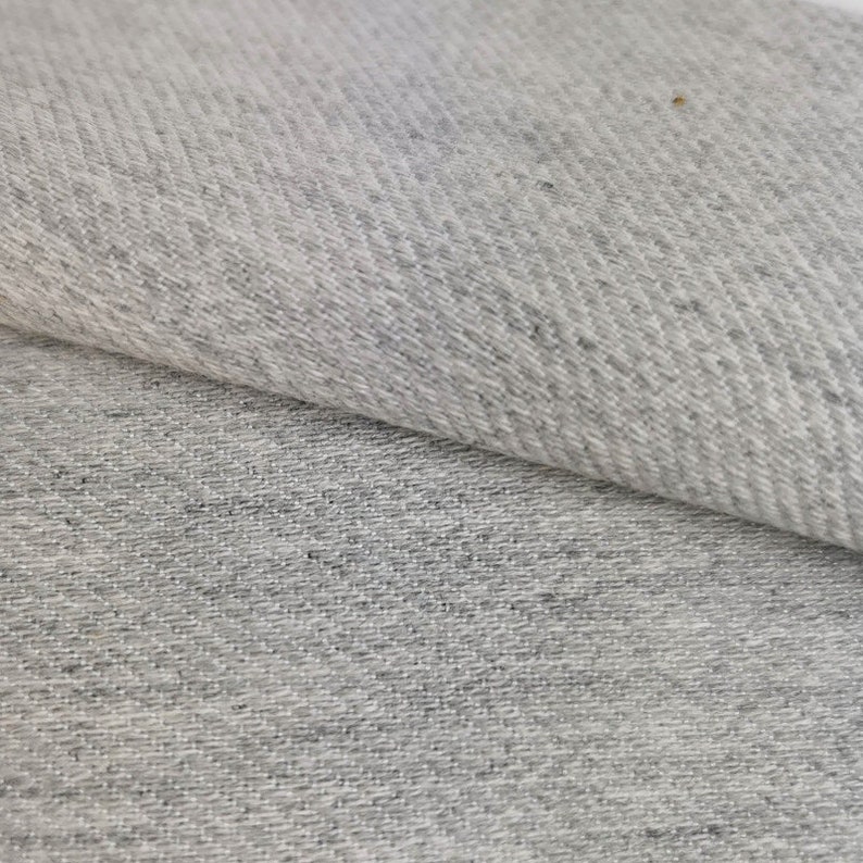 Gray Denim Fabric By the Yard Jeans Cotton Fabric Jeans | Etsy