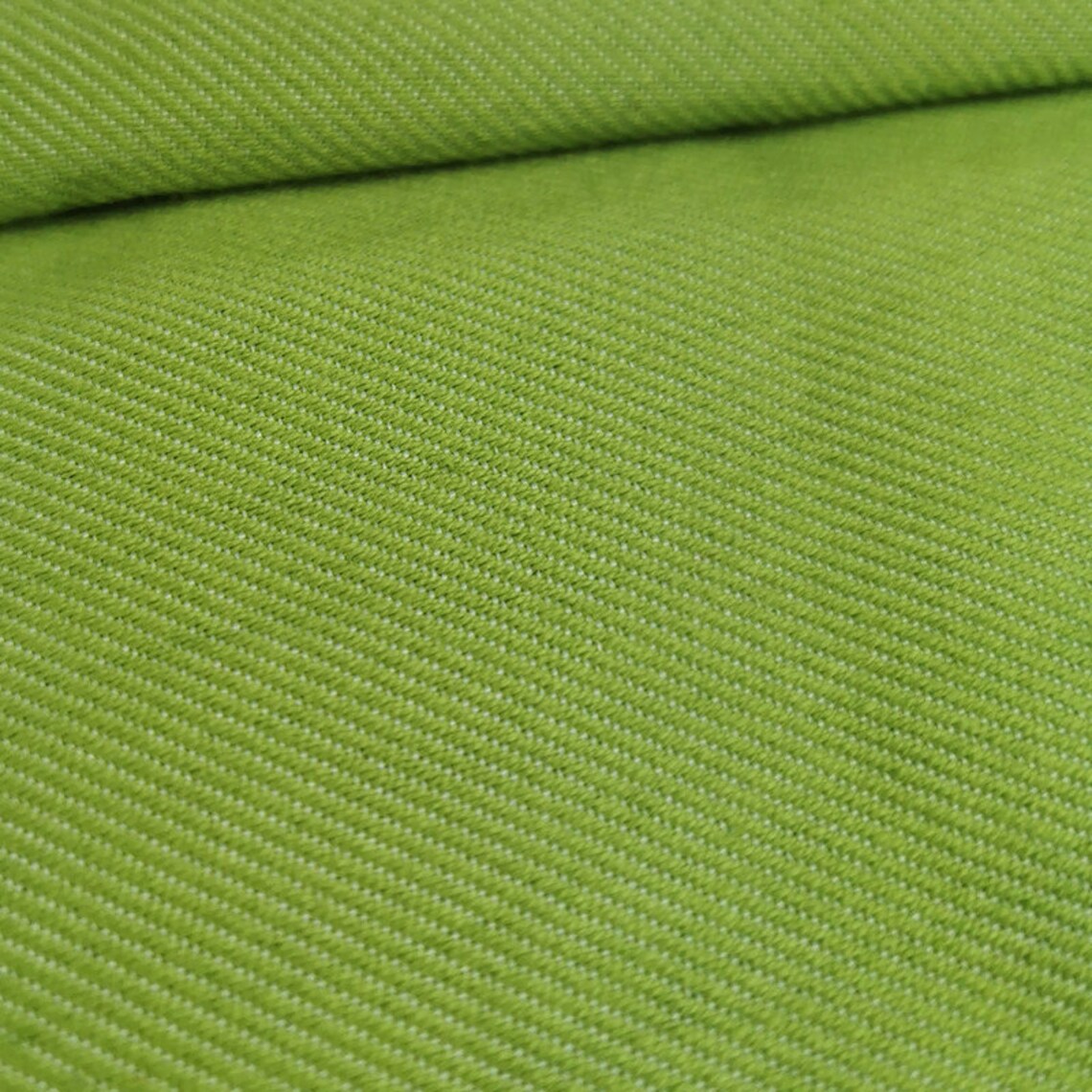 Green Denim Fabric By the Yard Jeans Cotton Fabric Jeans Etsy