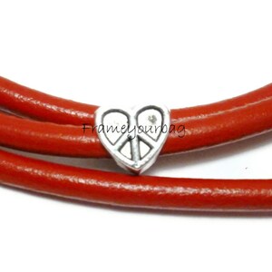 8 ZAMAK Beads heart  silver color.Ø 5mm ( ZK177)