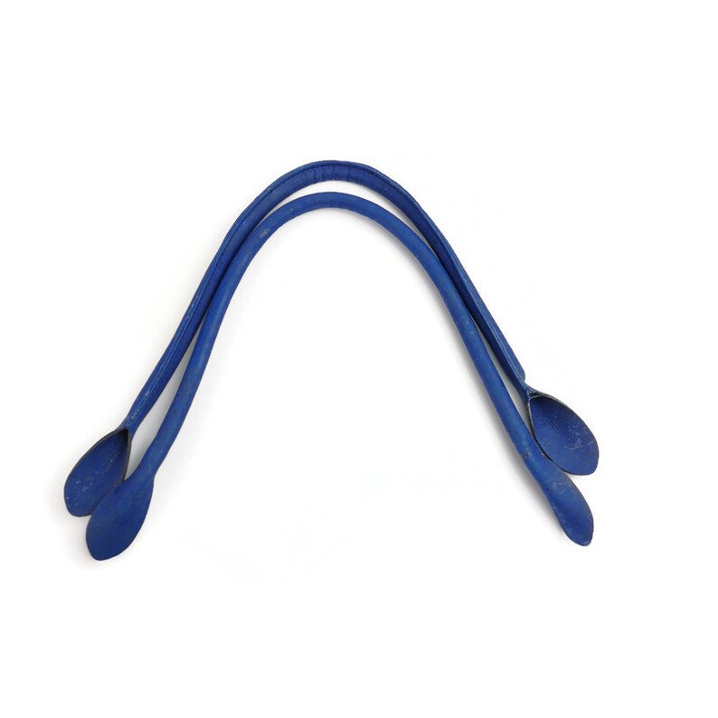 1 Pair of Royal Blue Cork Fabric Rolled Handbag Handles 55cm Etsy