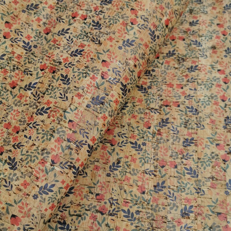 Portuguese Cork Fabric, Printed Pattern 68x50cm / 26.77''x19.69'', (302 ...