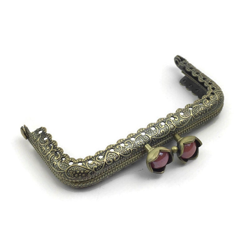 2 Chiusure Per Borse All'Uncinetto In Alluminio - 190mm E 230mm, Per Fai Da Te E Cucito - Foto 6