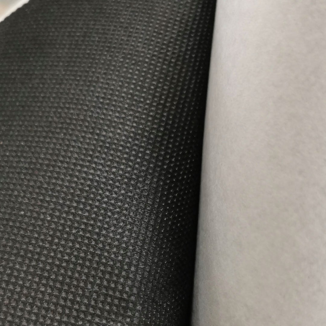 Self Adhesive Lining Material, Lining Fabric Black Color 0.5 X 1.5 M