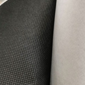 Selbstklebender Futterstoff, Futterstoff schwarze Farbe 0,5 x 1,5m, Futterstoff Sperrgut