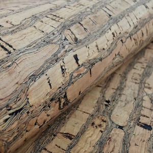 korkstoff, Stoff Cork, Leder Cork 65x50cm
