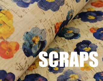 scrap Portuguese cork fabric, Printed pattern (19)