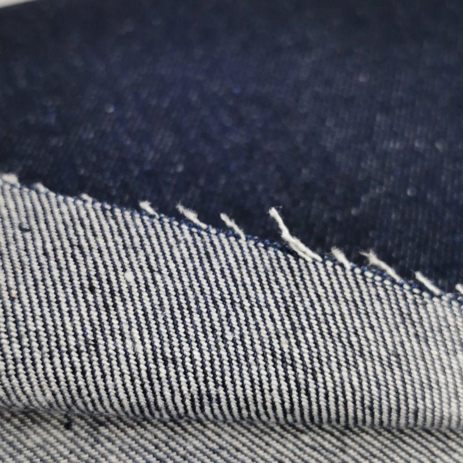 Denim Fabric by the Yard, Jeans Cotton Fabric, Jeans Fabric, Etsy