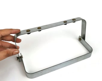 20cm Metal Purse Frame Doctor Bag Purse Frame With 6 Brass Screws F20/1225AB