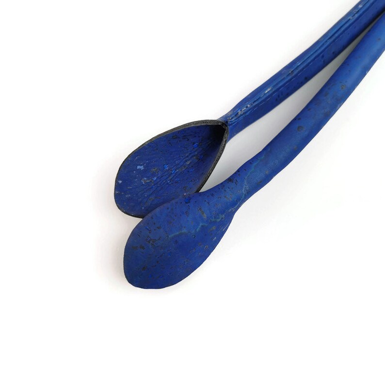 1 Pair of Royal Blue Cork Fabric Rolled Handbag Handles 55cm Etsy