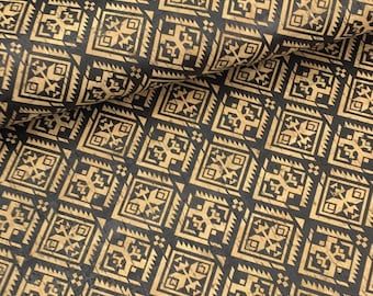 SCRAPS - Portuguese cork fabric abstract printed pattern (103)