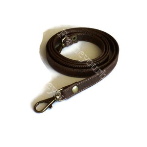 1 asa de bolso de cuero de corcho marrón, correa de bolso, correa de monedero, asas de monedero, gancho de 120 CM * 10 MM de latón antiguo