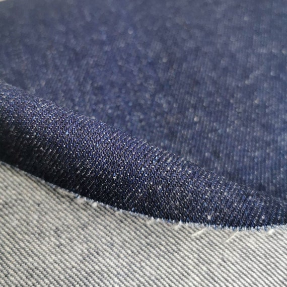 Denim Fabric by the Yard, Jeans Cotton Fabric, Jeans Fabric, 